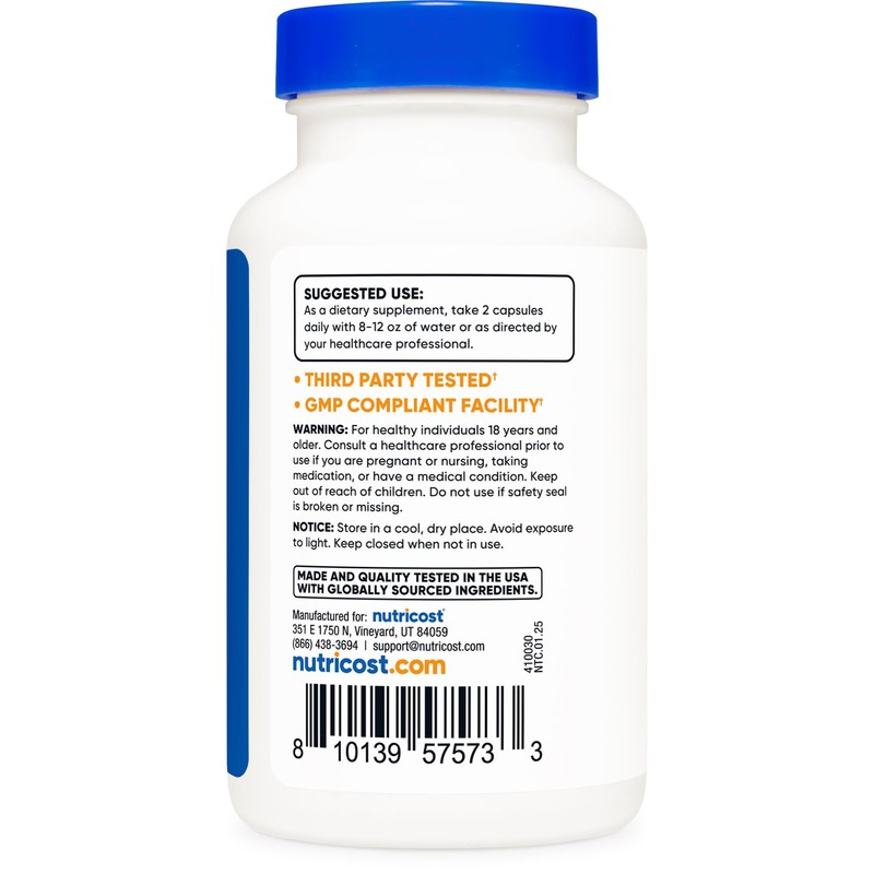 Nutricost Nutricost Cistanche Tubulosa 500mg Per Serving, 120 Capsules -