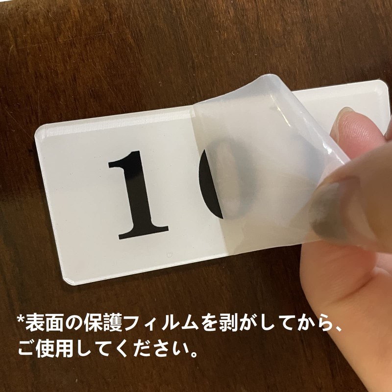 Seagron Room Number Plate, Room Number Plate, Stylish, Acrylic, 1.4