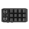 Mini Custom Keypad 12 Mechanical Keys 2 Knobs Programmable Red