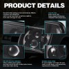 Unbranded DOT Approved Pair 200W 5x7" 7x6 LED Headlights for