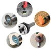 JIZZU 8Pcs Angle Grinder Extension Rod Converter Set with Spanner,