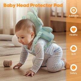 Baby Fall Back Head Protector - Baby Head Protector Backpack for Crawling Walking Gifts - Adjustable Toddlers Head Safety Pad Cushion