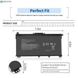 TF03XL for HP Battery 920070-855,TF03XL Battery for HP Pavilion 15-cc1xx 15-cc5xx 15-cc0xx 15-cc665cl 15-cc563st 15-cc123cl 15-cd0xx 14-bf,TF03041 Battery for HP Pavilion X360 14m-cd0xxx 14m-cd0001dx