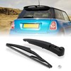 Shopauto Rear Windshield Wiper Arm Blade Assembly Kit Compatible with