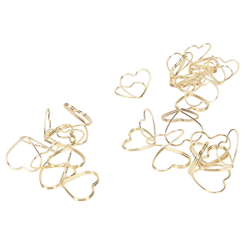 50Pcs Place Card Holder Heart Shape Cute Colorfast Table Card