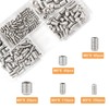Ymaiss 380pcs 304 Stainless Steel Hex Allen Head Socket Set