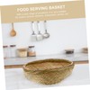 Gatuida Heart-shaped Bamboo Basket Versatile Fruit Container Handmade Stylish Kitchen