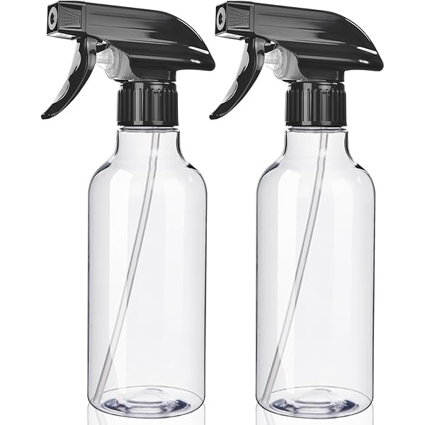 Spray Bottles 2-Pack, 10 Oz, Mist & Stream, Heavy Duty