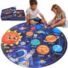 Civaner Floor Puzzles for Kids 70 Piece Round Large Jigsaw