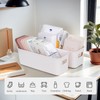 Pack of 10 Storage Boxes, Storage Boxes, Storage Baskets, Plastic,