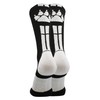 MadSportsStuff Wild Paws Crew Socks (Black/White, Medium)