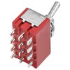 Heschen Miniature Toggle Switch, MTS-402, ON/ON, 4PDT 12 Pins, 2A