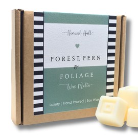 Forest, Fern and Foliage Scented Wax Melts | 16 Pack | Soy Wax | Hand Poured | Vegan Friendly | Gift Box