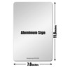 BTFLFDR Opening Hours Sign, Business Hours Sign, 8"x12" Aluminum Hours