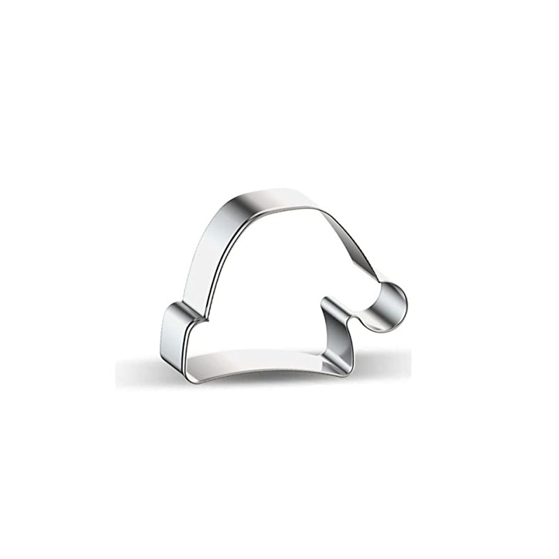 WDYJMALL Christmas Hat Santa Claus Cap Shape Cookie Cutter for