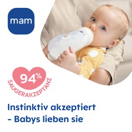 MAM Easy Active Baby Bottle Set with Basket 5-Piece Plain