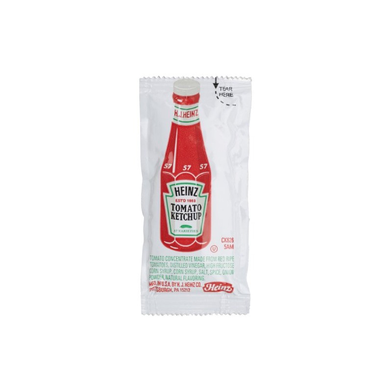 Heinz Tomato Ketchup, Single Serve Packages (Pack of 200)
