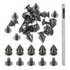 PATIKIL 12mm Studs for Clothing, 12 Sets Spikes for Clothes
