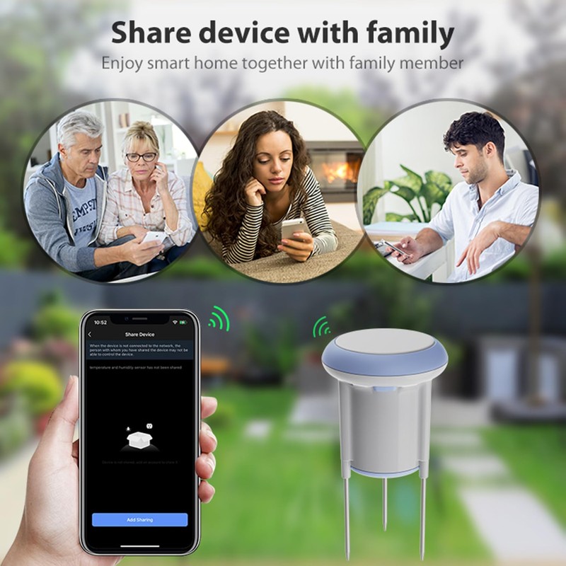 WiFi Smart Soil Sensor: Smart Soil Moisture Meter with App