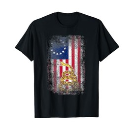 Don't Tread Patriot On Me Gadsden Snake Flag Gift T-Shirt