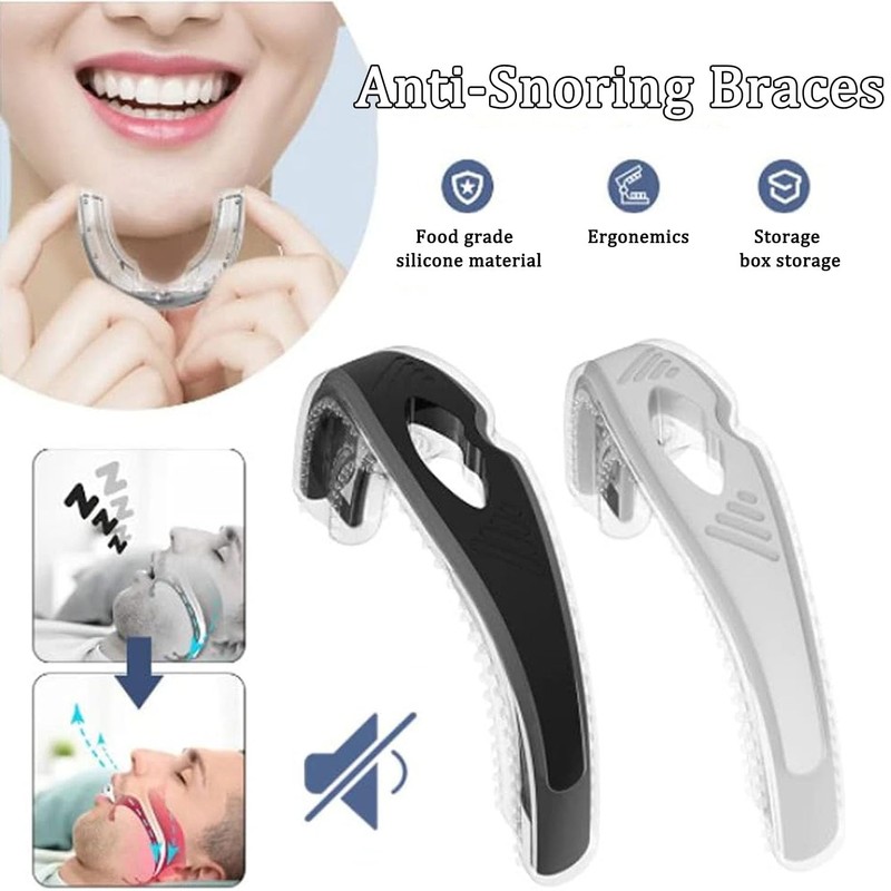 wakouter Mouth Guard, Anti-Snoring Mouthpiece, Reusable Mouth Guard for Sleeping,