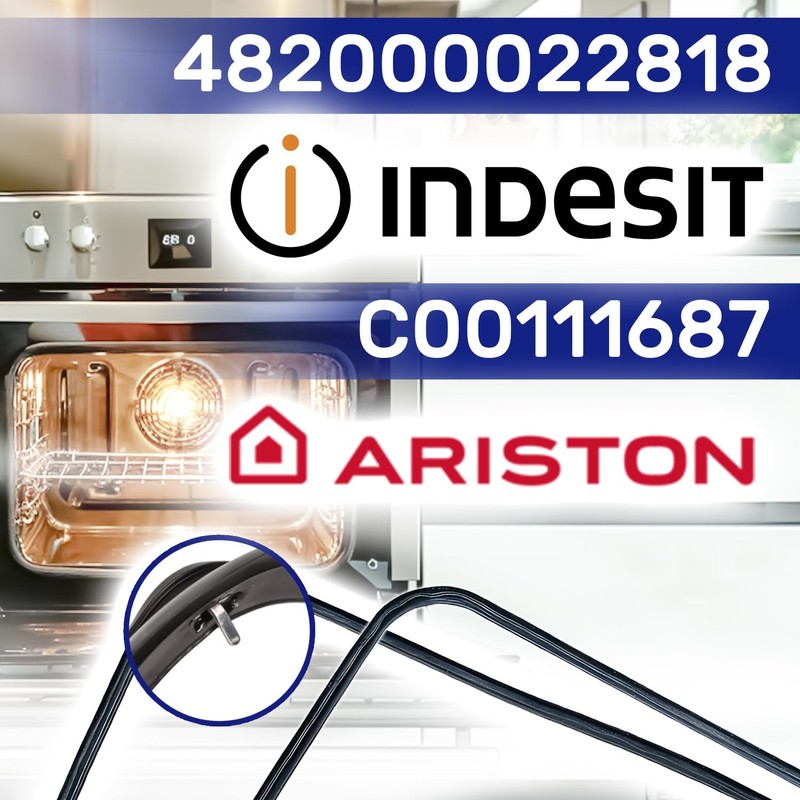 Oven Seal 400 x 290 mm with 4 Hooks with