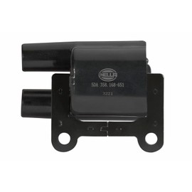 HELLA 5DA 358 168-651 Ignition Coil - 12 V - 2-Pin Plug - Screwed