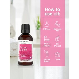 Cotton Candy Fragrance Oil | 1oz Bottle of Sweet Scented Liquid | Perfect for Soap Making, Candles, Diffusers, Slime, Crafts, and Home Aromas