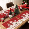 Dujoju Christmas Placemats, 12x18inch Christmas Placemats Set of 4, Christmas