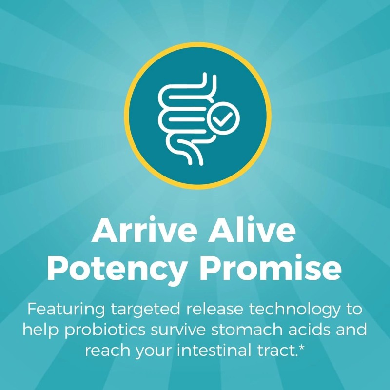 NewRhythm Probiotics 120 Billion CFU 36 Strains, 3-in-1 Probiotics for