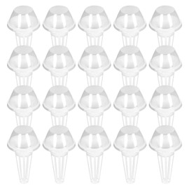 GANAZONO 4 Pack Smooth Plastic Planting Baskets No Burrs for Safe Handling Garden Planting Sets