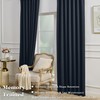 Simplebrand Navy Blue Blackout Extra Long Curtains for Patio 120