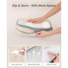 kookoomia 4-Piece Compression Suitcase Organiser Packing Cubes Compression Packing Cube