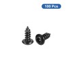 uxcell Hex Socket Self Tapping Screws, M3 x 6mm Carbon