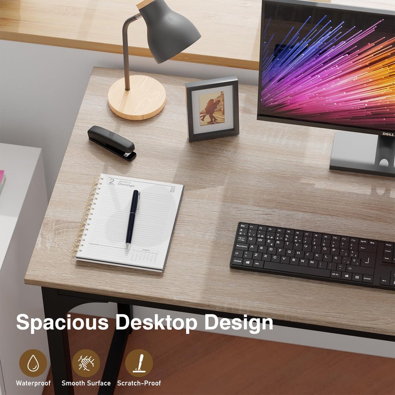 FDW 39 inches Computer Desk, Modern Simple Style Desk for