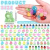 Colingmill 300 Pieces Luminous Mini Resin Animals Figures Glowing Miniature