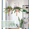 Hanging Planter with Patterns,2Packs Macrame Plant Hangers Indoor Macrame for