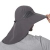 Fishing Cap Wide Brim Sun Hat with Neck Flap for
