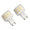 2Pcs G9 LED Light Bulb 600LM 52 Beads G9 Base