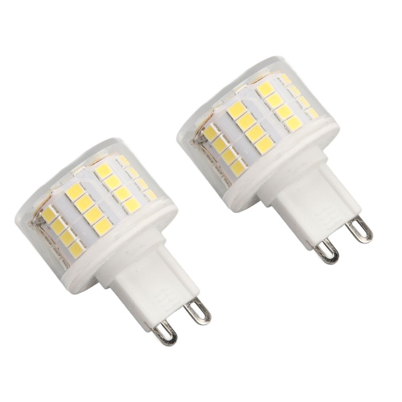 2Pcs G9 LED Light Bulb 600LM 52 Beads G9 Base