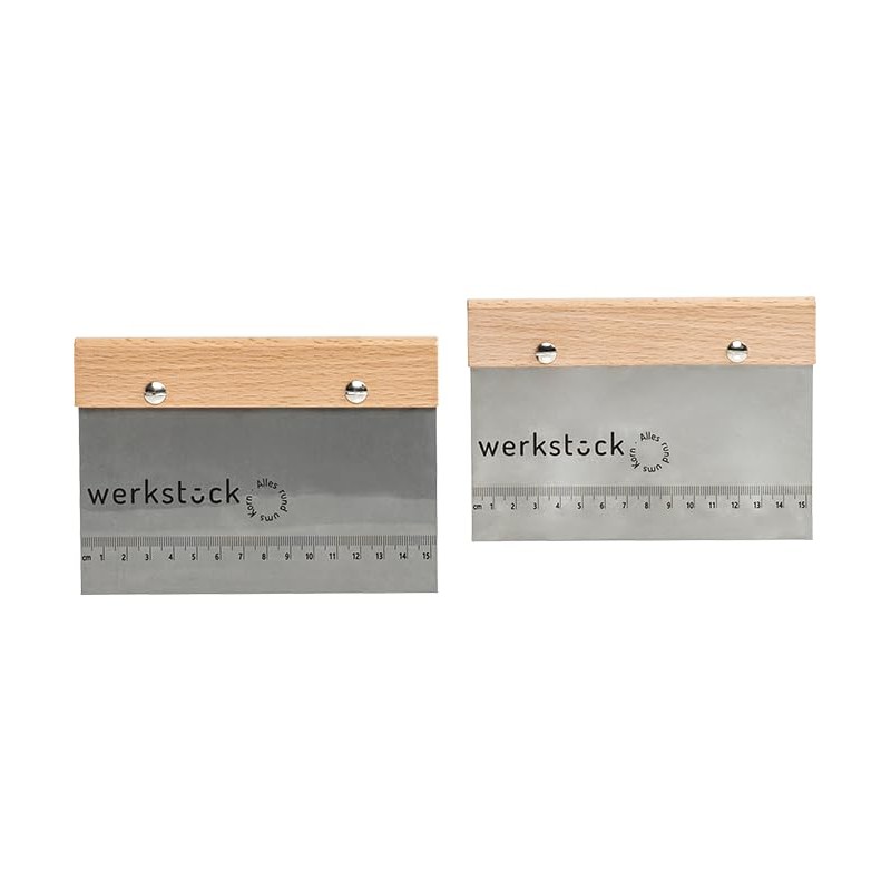 Werkstück Teigspachtel mit Holzgriff
