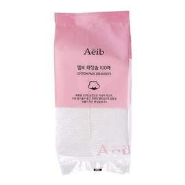 Highly Absorbent Embossed Cotton Pads, 100 Count Low Lint 3ea