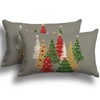 ZWJD cushion cover Christmas 30x50 set of 2 cushion covers,