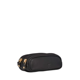 Lakeland Leather Real Leather Double Twin Pair Unisex Glasses Case (Black)