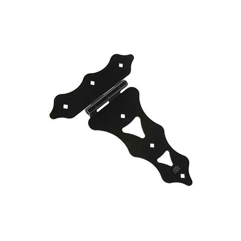 National Hardware N109-032 T-Hinge8"Blk2Pk