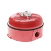 System Sensor PC2RK Ceiling-Mount Outdoor Horn Strobe W/Backbox, 12/24V, Red