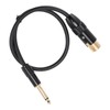 XLR Female to 6.35mm Mono Male Cable Gold Plated Connector