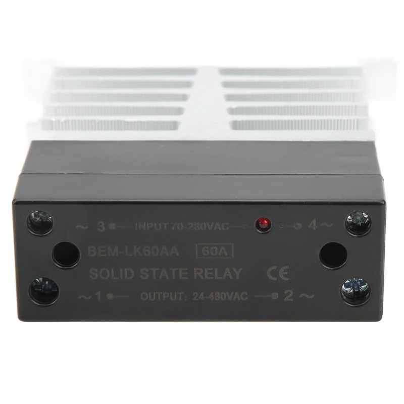 BERM Solid State Relay 60A Rustproof Contact Relay Module with
