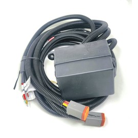 Abrams Snow Plow Head Light Wiring Harness Relay Module for CANBUS Vehicles, Negative Polarity - Can be for Other Brand Snow Plow Lights
