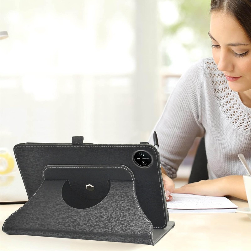 MAMA MOUTH Compatible with Doogee Tab A9 Case, 360° Rotating